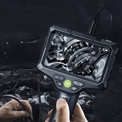 INSPECTION CAMERA ENDOSCOPE 5.5mm 9 LED HD SCREEN ZOOM 5M CABLE