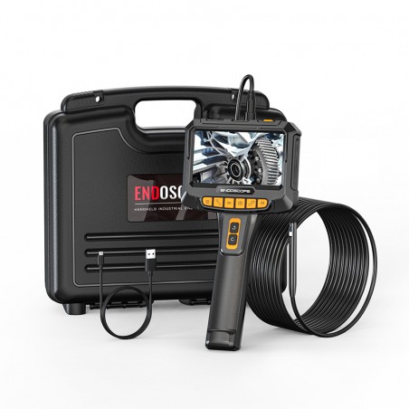 360° ARTICULATING INSPECTION CAMERA ENDOSCOPE SPLIT SCREEN 8.5mm 5m CABLE