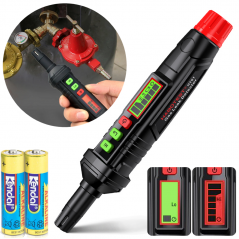 MINI COMBUSTIBLE GAS LEAK DETECTOR METHANE PROPANE BUTANE ALARM + BATTERIES