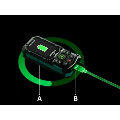 GREEN BEAM LASER DISTANCE METER DIGITAL RANGEFINDER 18 FUNCTIONS 120m LCD